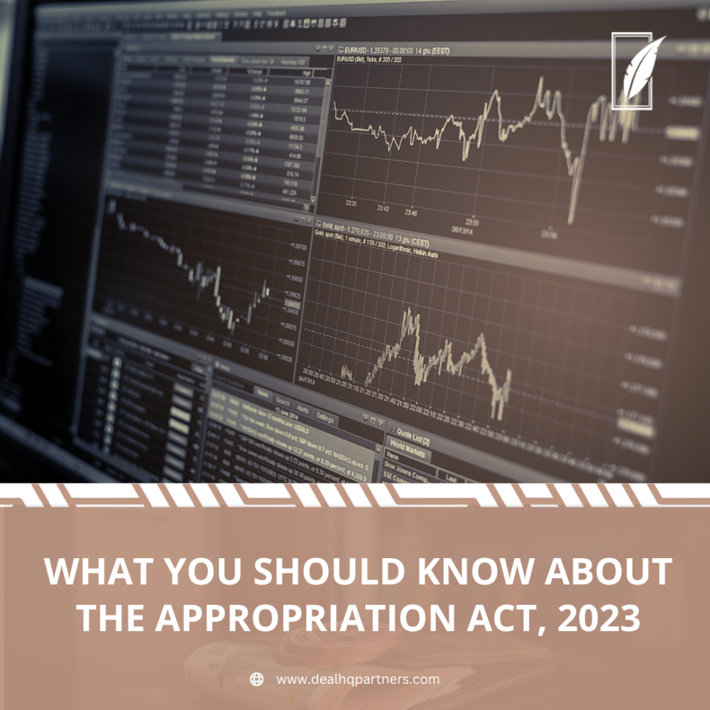 WHAT YOU SHOULD KNOW ABOUT THE APPROPRIATION ACT, 2023