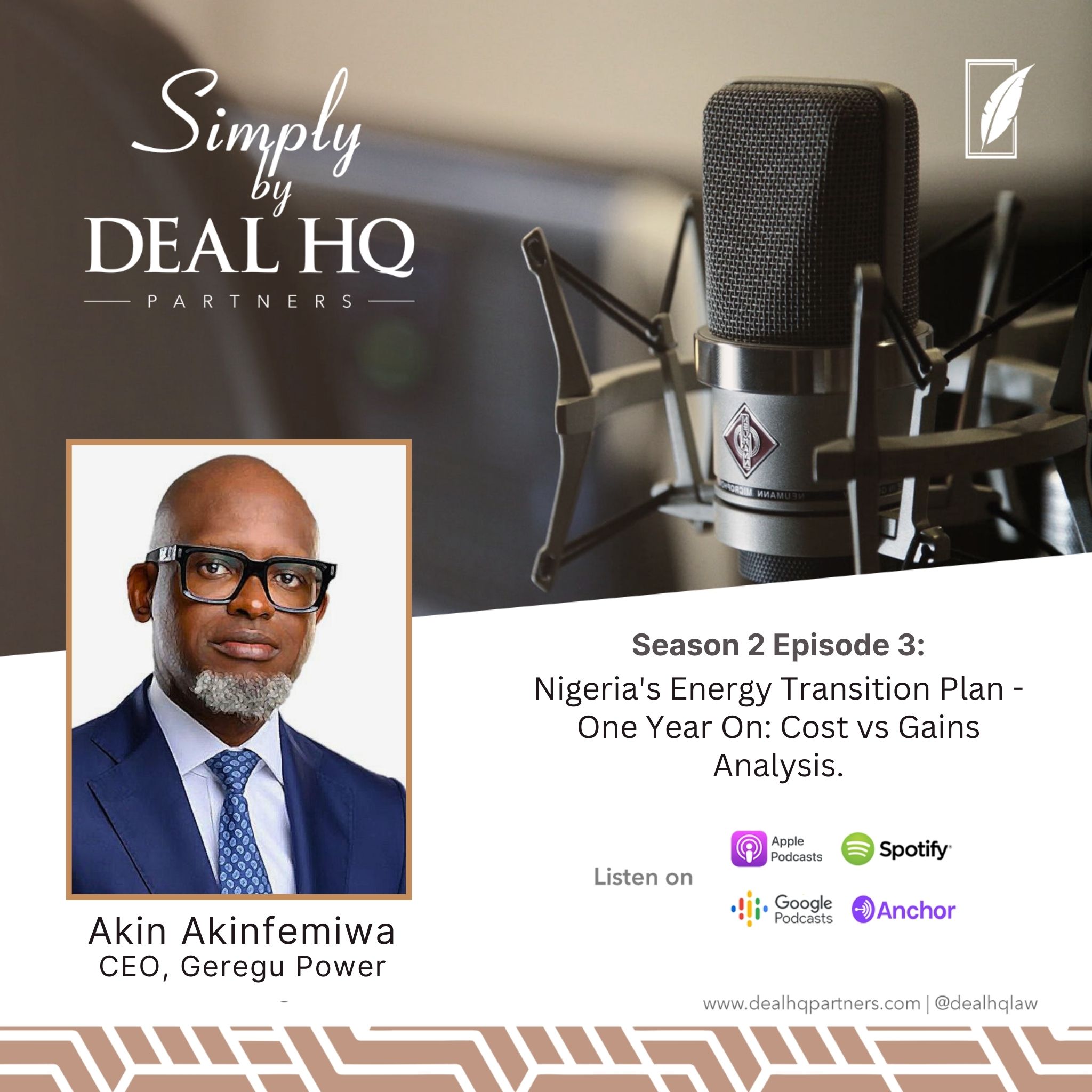 Episode 3 Season 2- Nigeria’s Energy Transition Plan – One Year On: Cost vs Gains Analysis